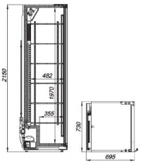 Шкаф холодильный Flex-654-Eco-U